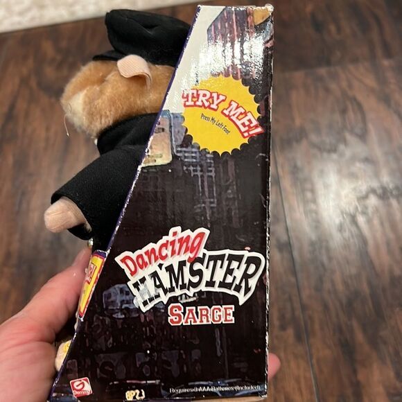 NIB New Gemmy DANCING HAMSTER Sarge Police Bad Boys Song no batteries - Picture 5 of 9